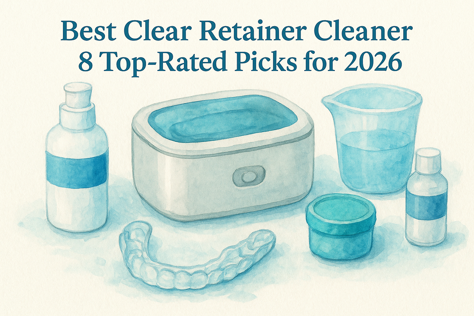 Best Clear Retainer Cleaner: 8 Top-Rated Picks for 2026