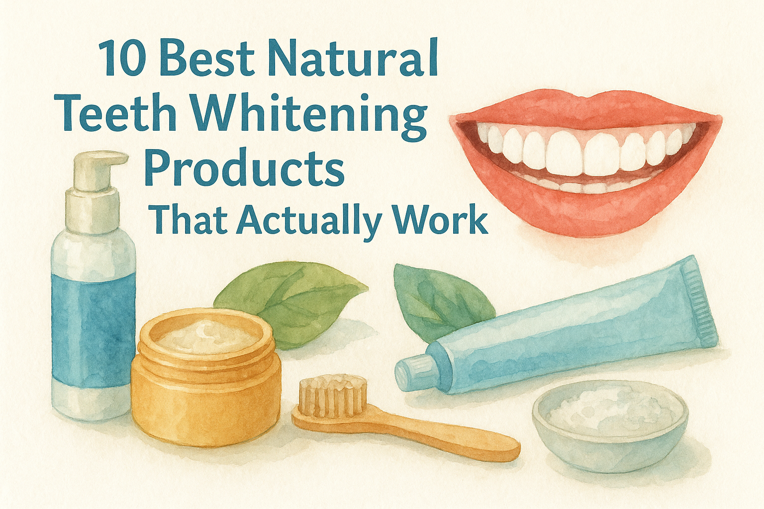 10 Best Natural Teeth Whitening Products That Actually Work