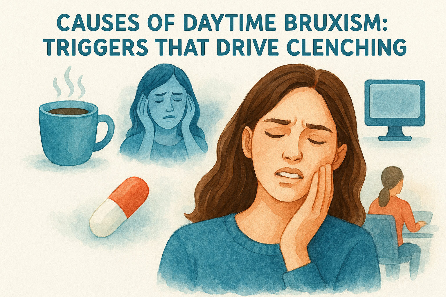 Causes Of Daytime Bruxism: Triggers That Drive Clenching