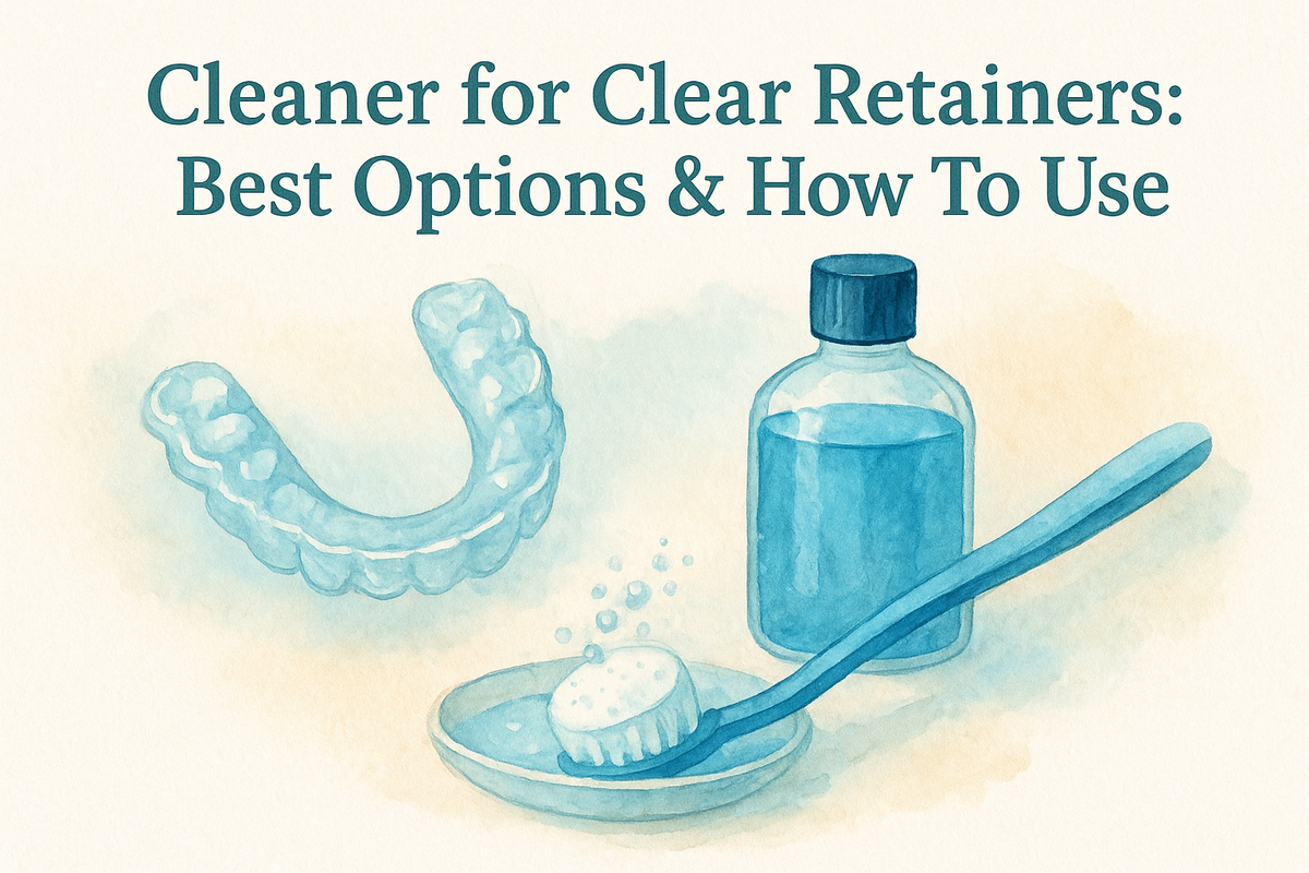 Cleaner for Clear Retainers: Best Options & How To Use