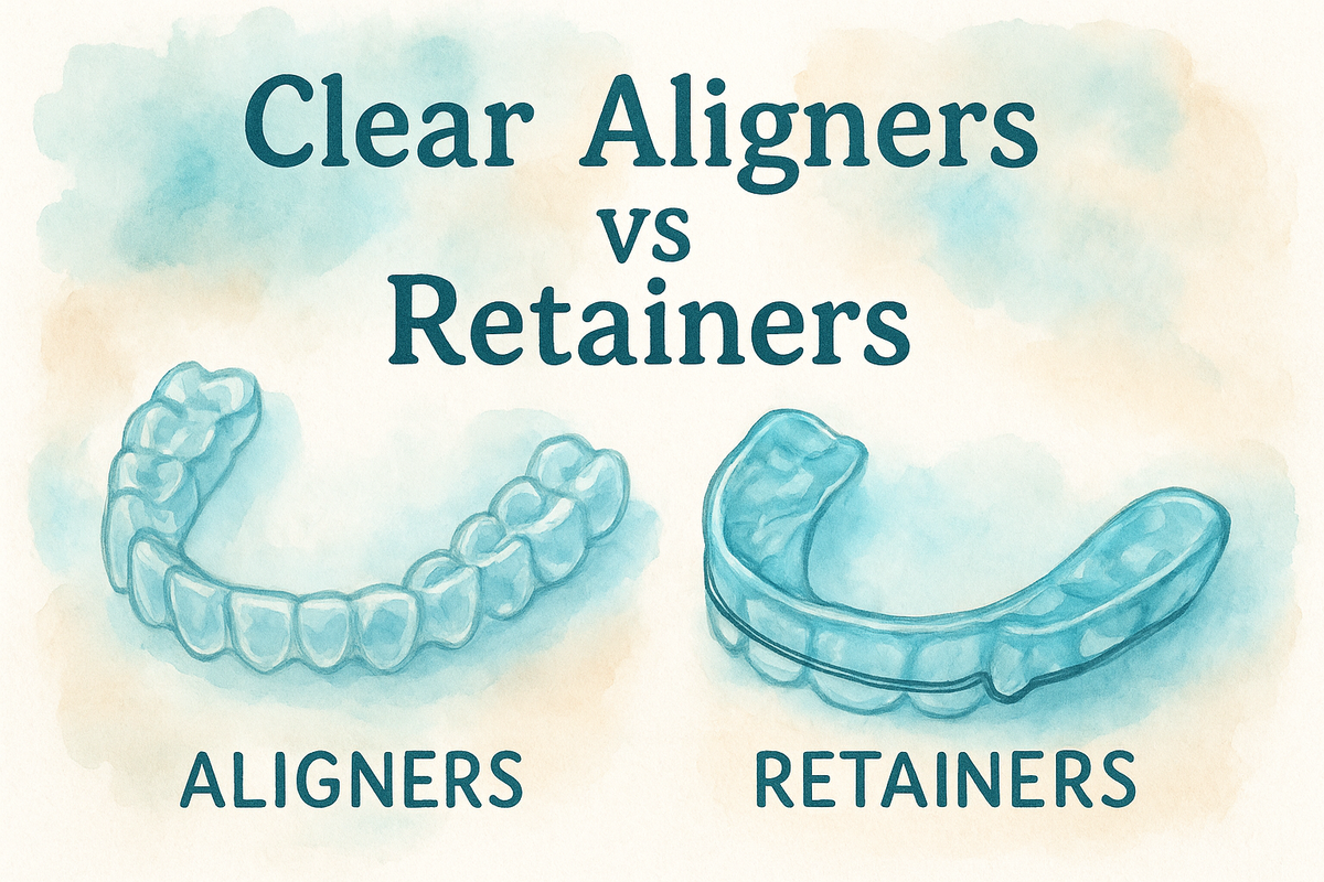 Clear Aligners vs Retainers: Differences, Uses, And Timing