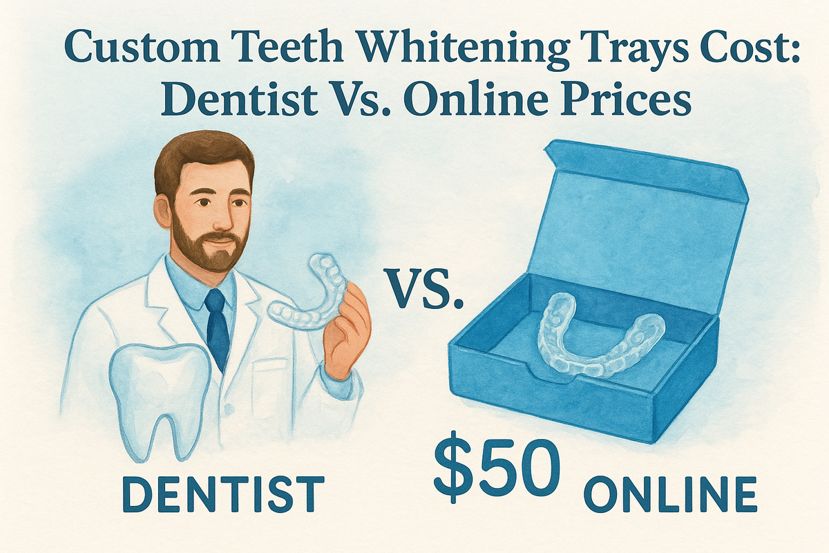 Custom Teeth Whitening Trays Cost: Dentist Vs. Online Prices