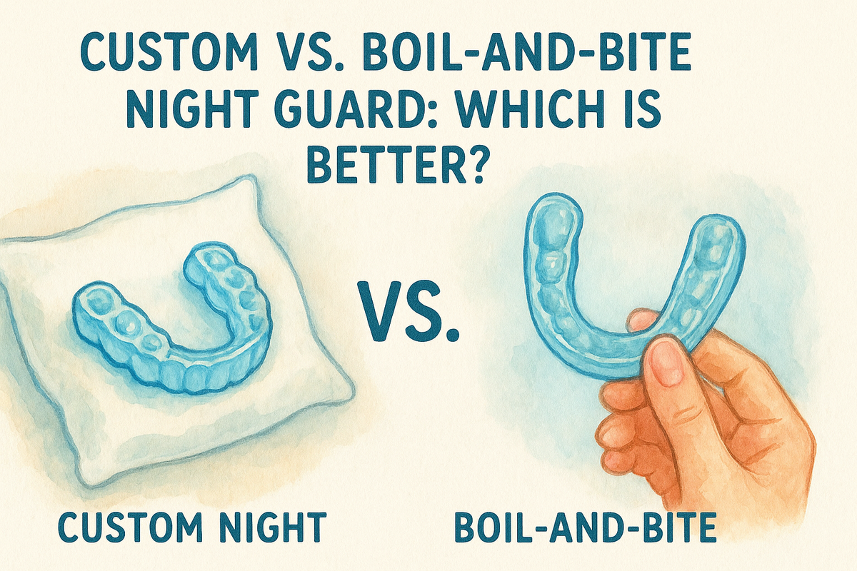 Custom Vs. Boil-And-Bite Night Guard: Which Is Better?