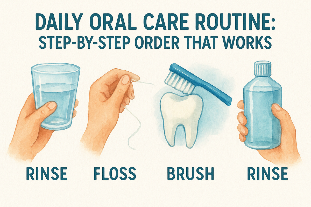 Daily Oral Care Routine: Step-by-Step Order That Works