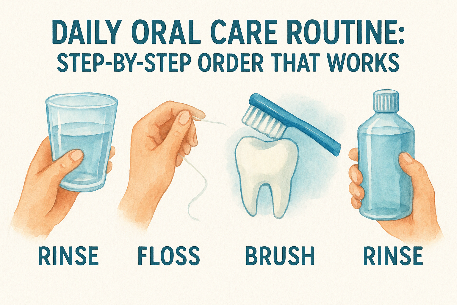Daily Oral Care Routine: Step-by-Step Order That Works