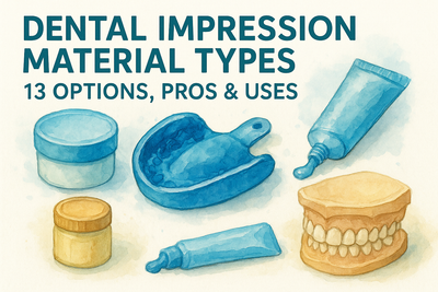 Dental Impression Material Types: 13 Options, Pros & Uses
