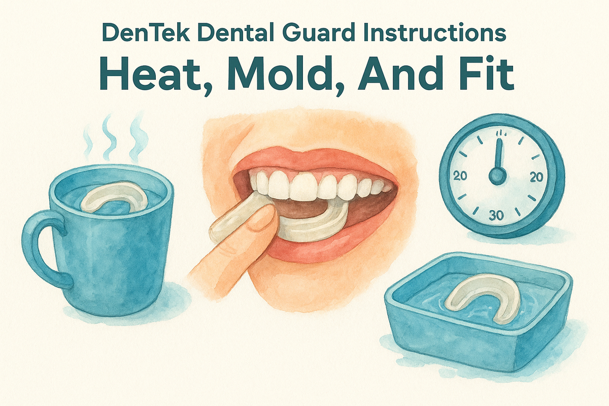 DenTek Dental Guard Instructions: Heat, Mold, And Fit