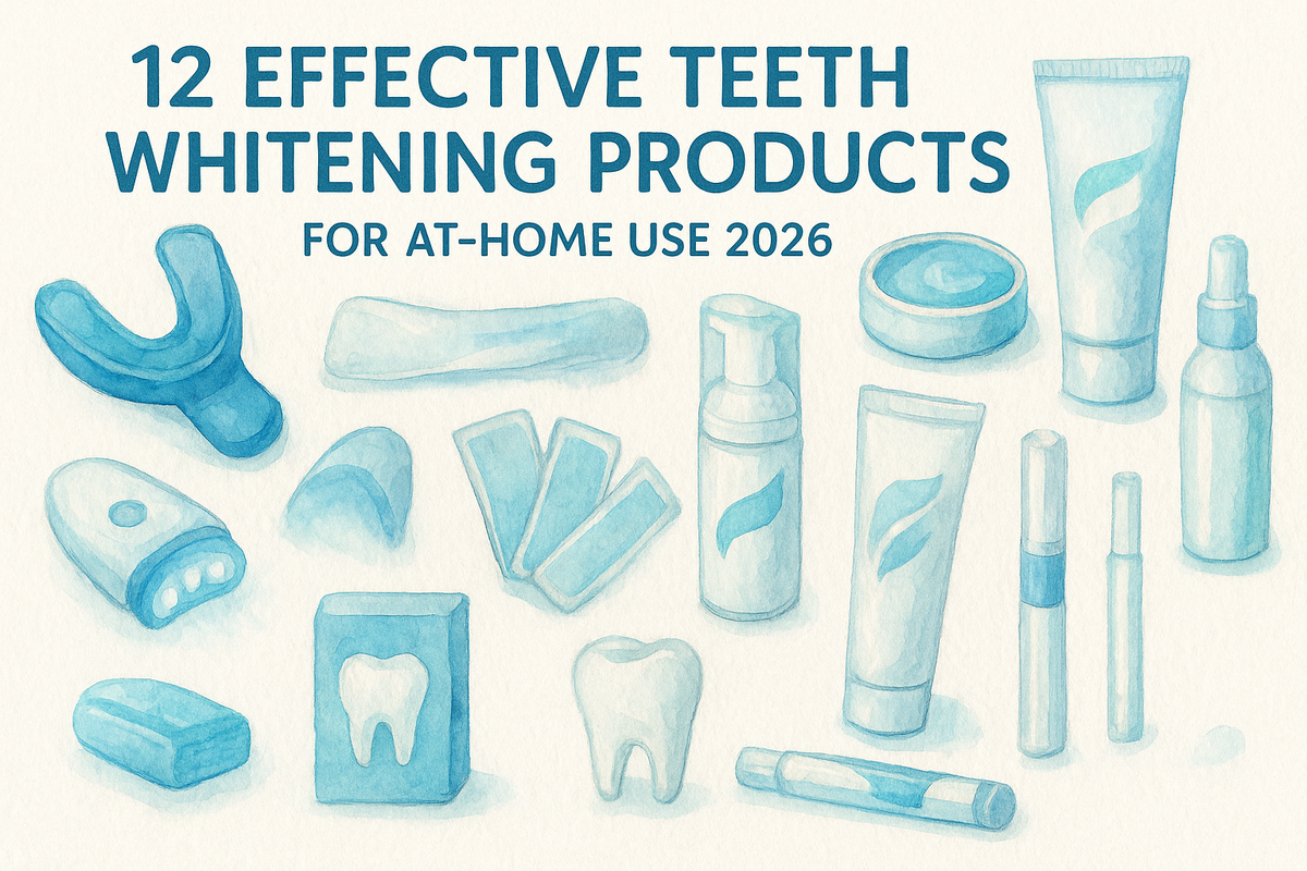 12 Effective Teeth Whitening Products For At-Home Use 2026