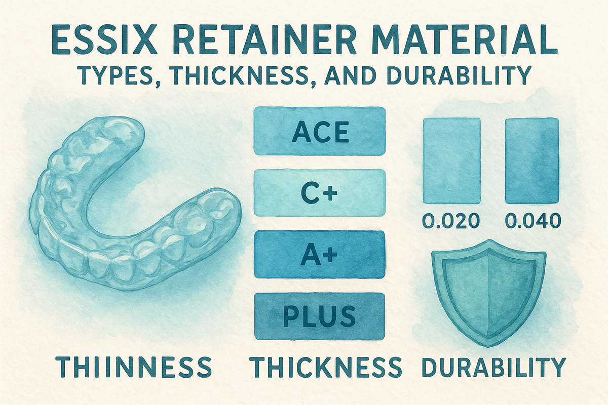 Essix Retainer Material: Types, Thickness, And Durability