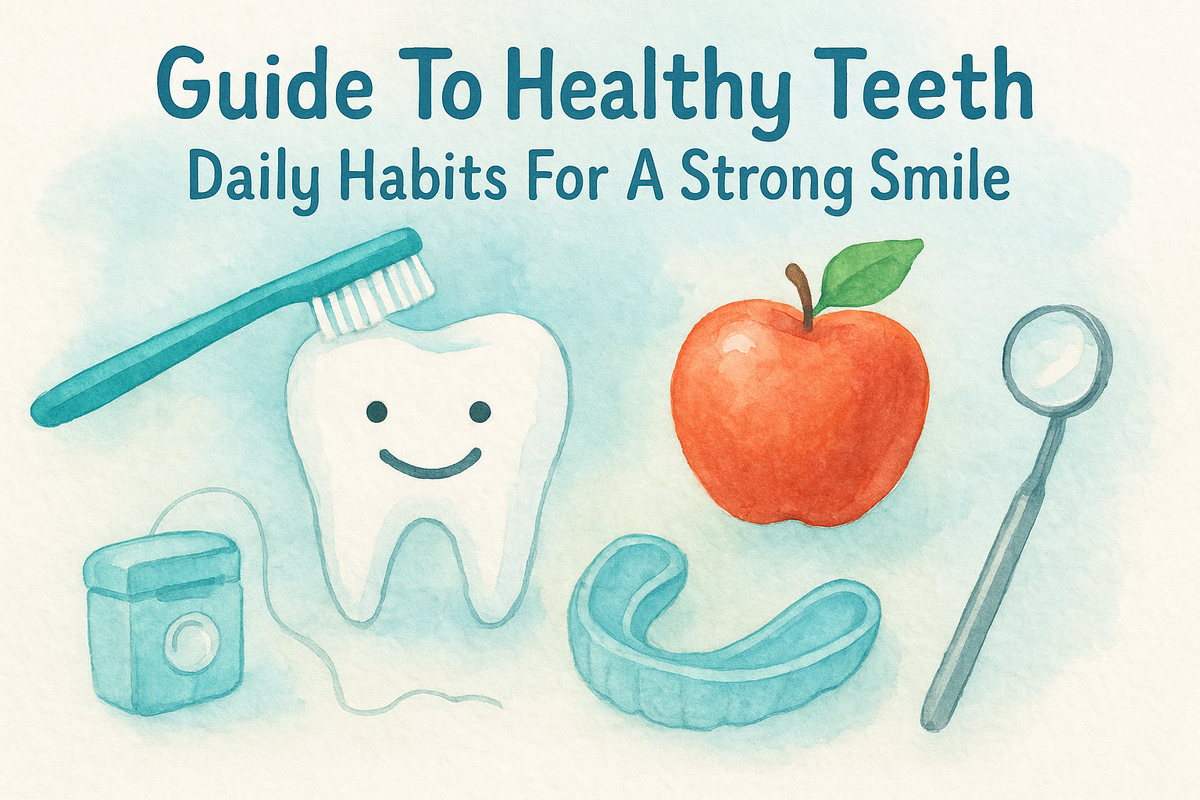 Guide To Healthy Teeth: Daily Habits For A Strong Smile