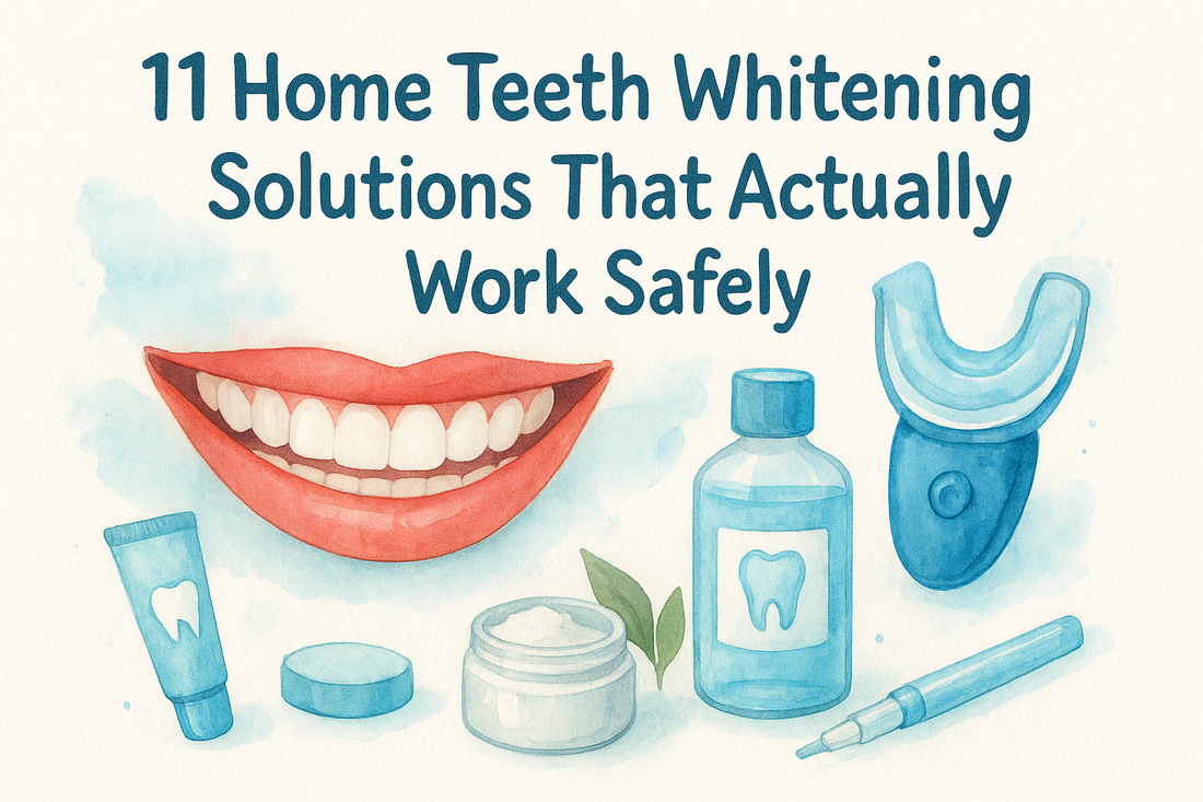 11 Home Teeth Whitening Solutions That Actually Work Safely