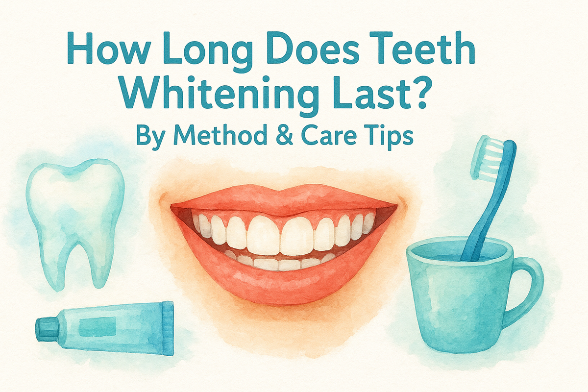 How Long Does Teeth Whitening Last? By Method & Care Tips