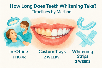 How Long Does Teeth Whitening Take? Timelines by Method