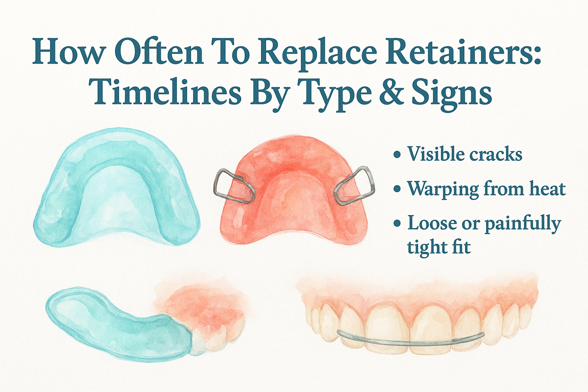 How Often To Replace Retainers: Timelines By Type & Signs