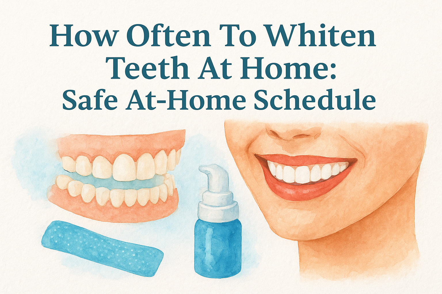How Often To Whiten Teeth At Home: Safe At-Home Schedule