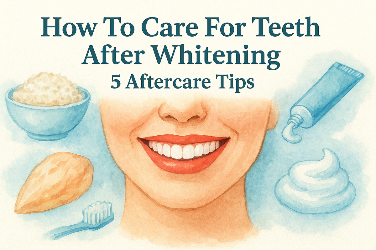 How To Care For Teeth After Whitening: 5 Aftercare Tips