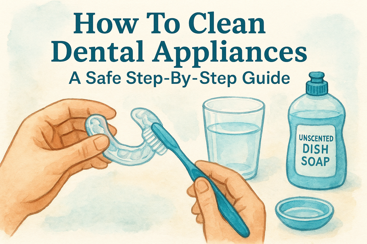 How To Clean Dental Appliances: A Safe Step-By-Step Guide