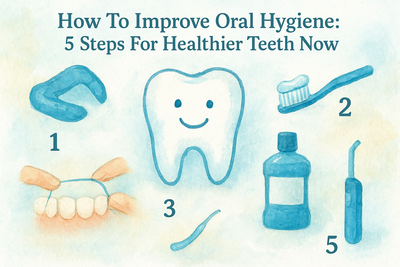 How To Improve Oral Hygiene: 5 Steps For Healthier Teeth Now