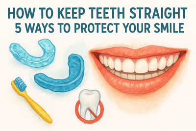 How to Keep Teeth Straight: 5 Ways to Protect Your Smile