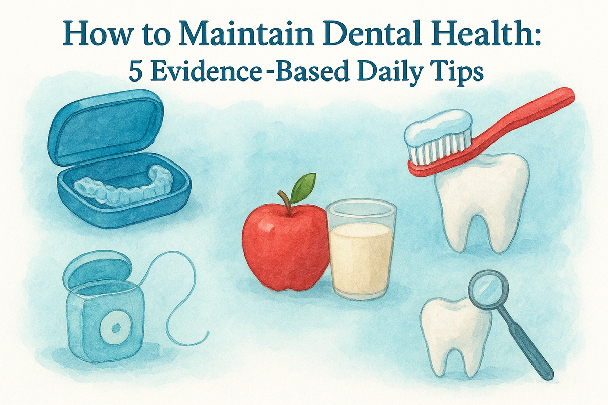 How to Maintain Dental Health: 5 Evidence-Based Daily Tips