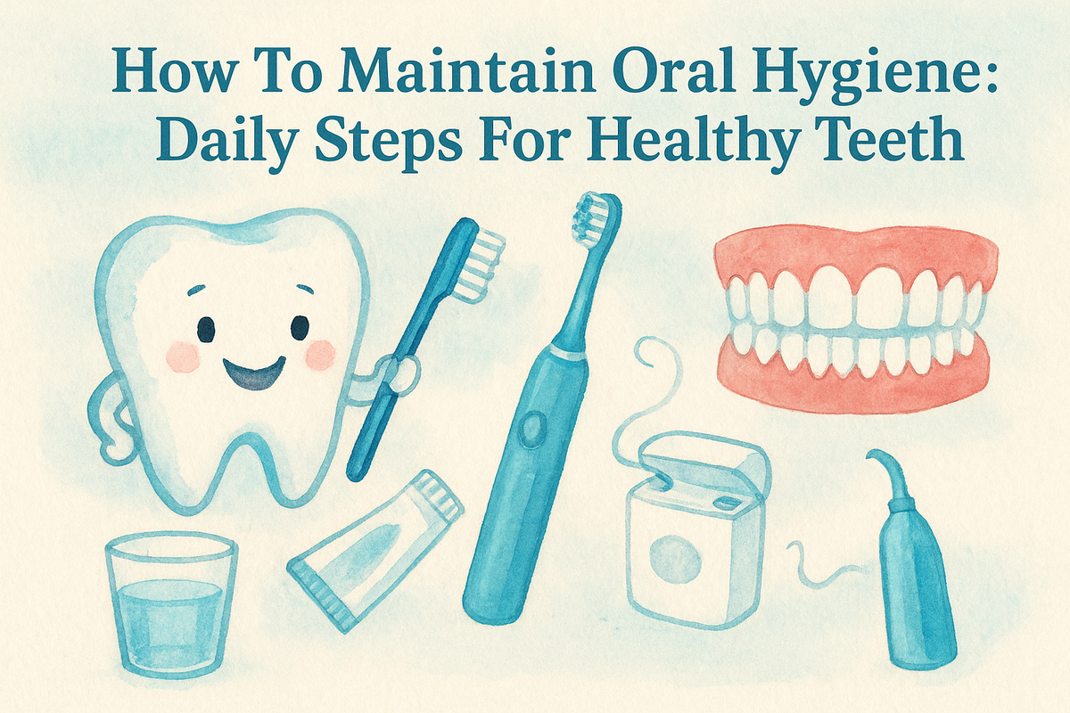 How To Maintain Oral Hygiene: Daily Steps For Healthy Teeth
