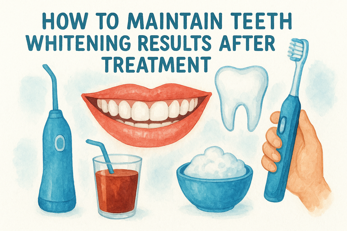 How To Maintain Teeth Whitening Results After Treatment