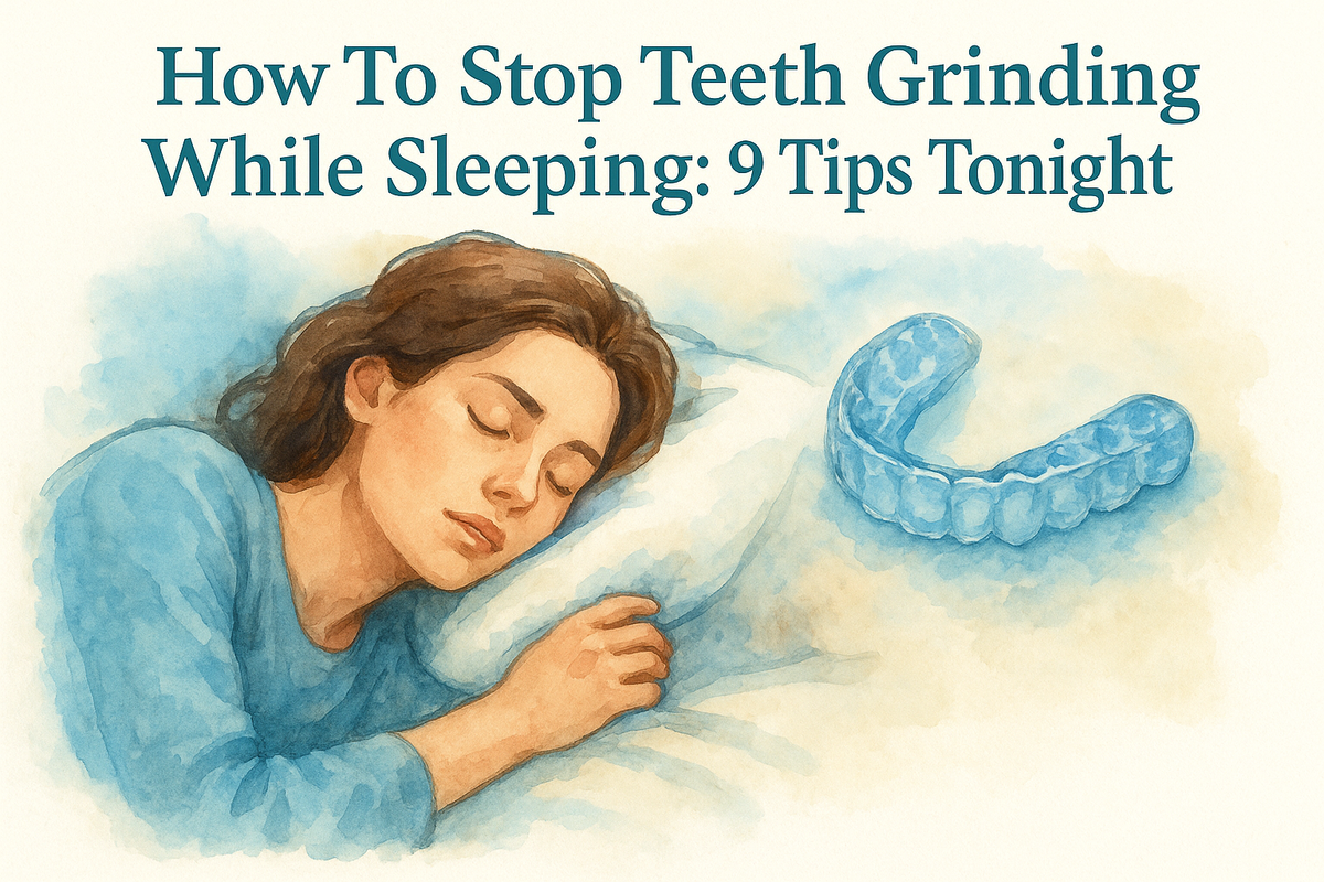 How To Stop Teeth Grinding While Sleeping: 9 Tips Tonight
