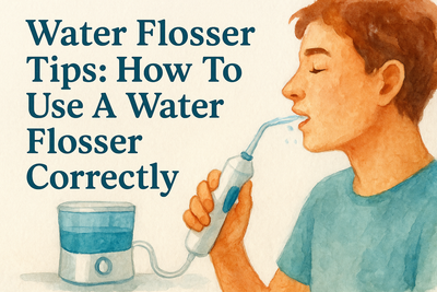 Water Flosser Tips: How To Use A Water Flosser Correctly
