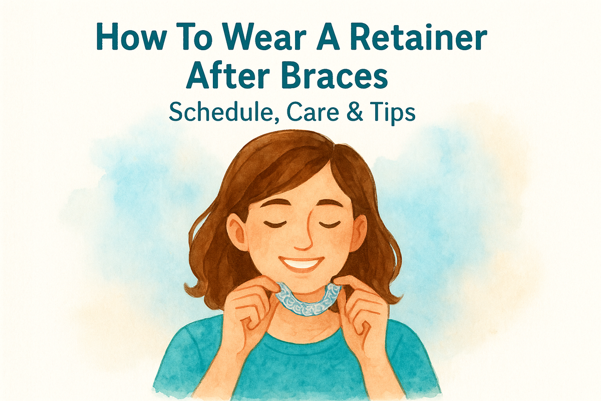 How To Wear A Retainer After Braces: Schedule, Care & Tips