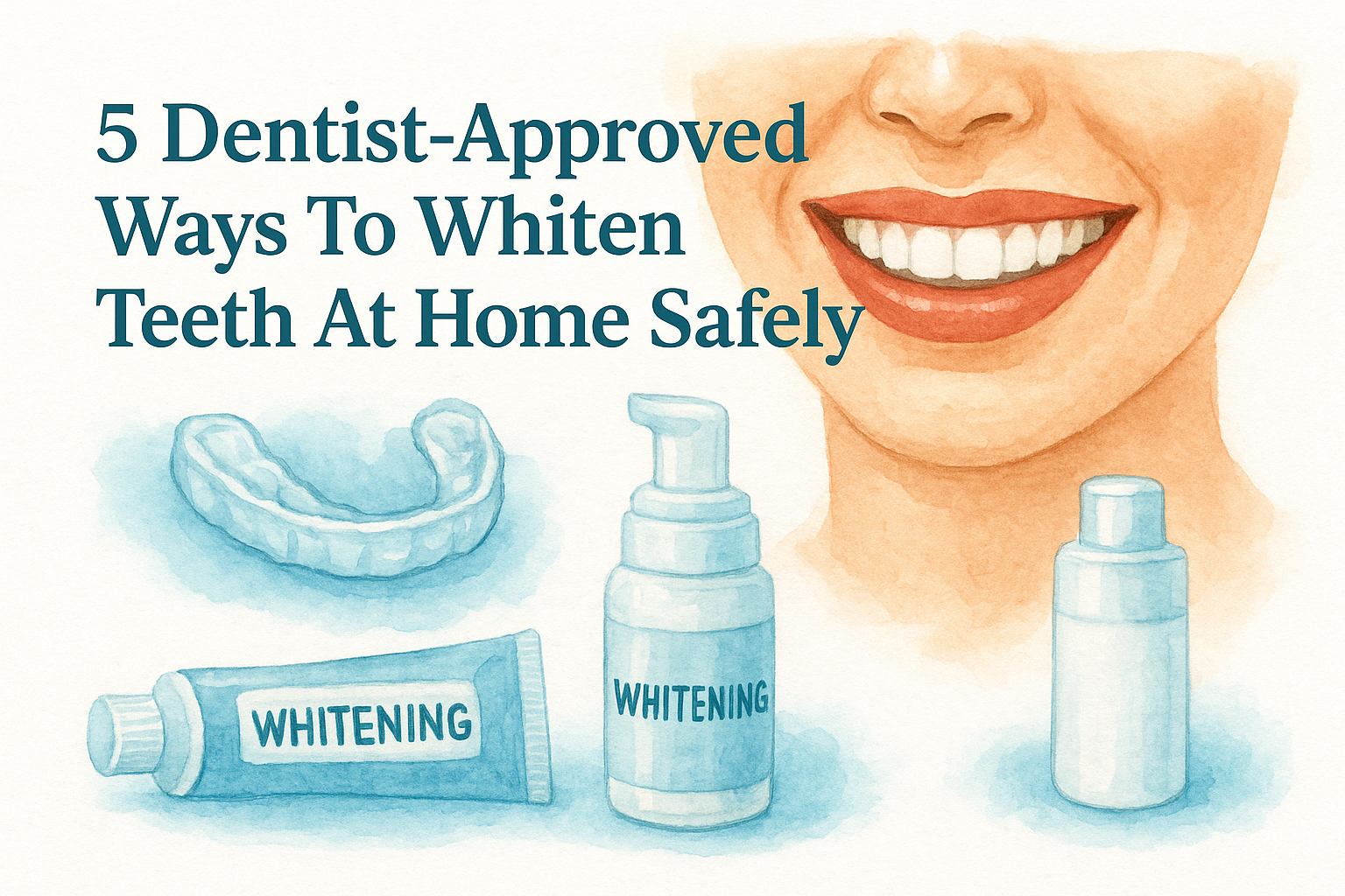 5 Dentist-Approved Ways To Whiten Teeth At Home Safely