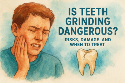 Is Teeth Grinding Dangerous? Risks, Damage, And When To Treat