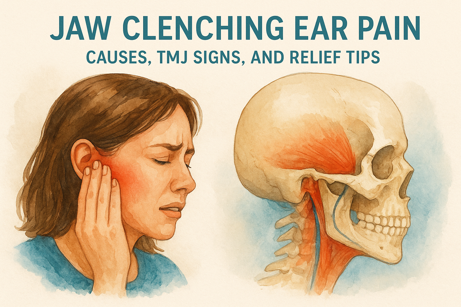Jaw Clenching Ear Pain: Causes, TMJ Signs, And Relief Tips
