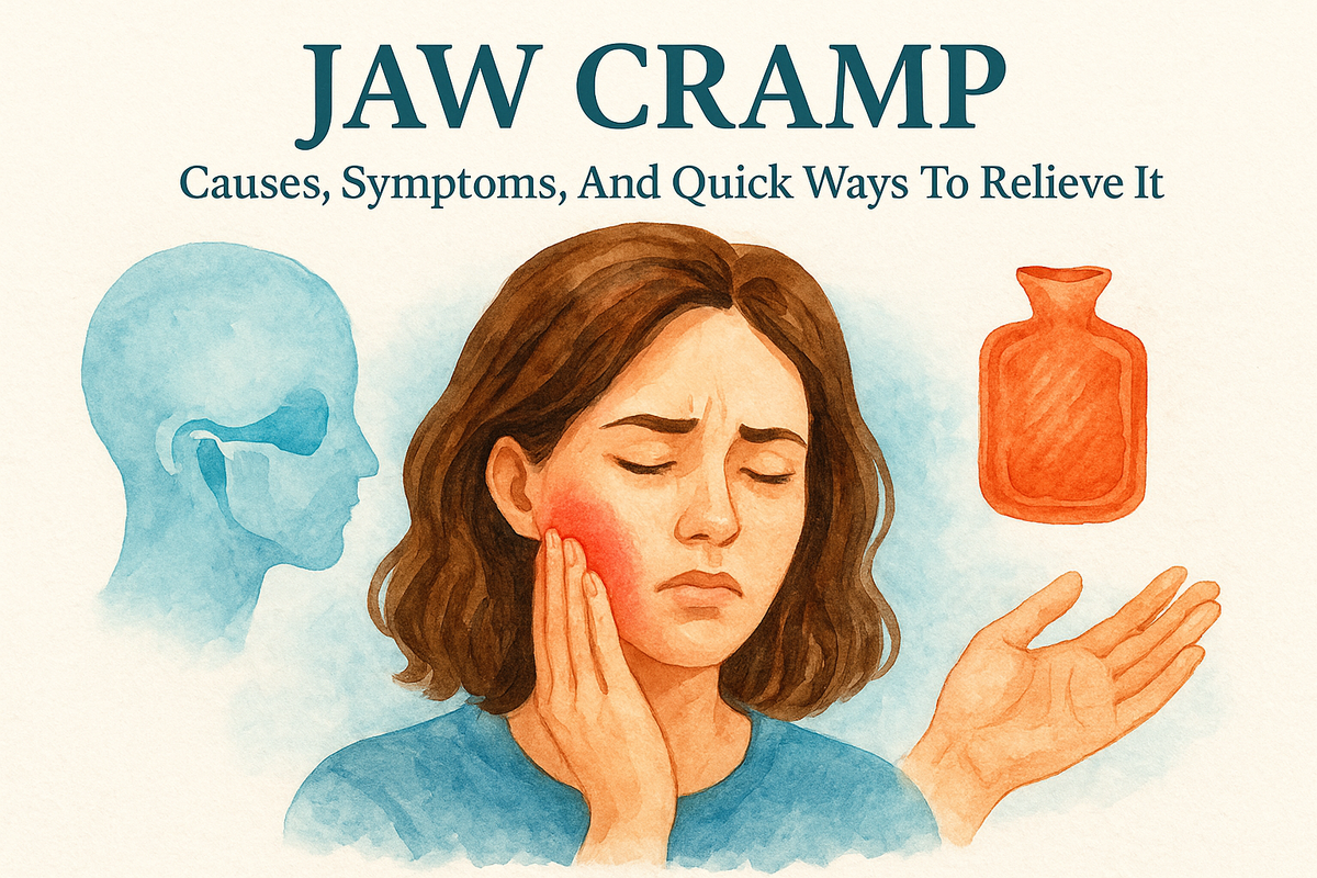 Jaw Cramp: Causes, Symptoms, And Quick Ways To Relieve It