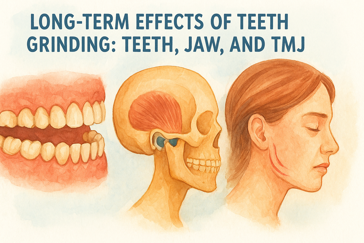 Long-Term Effects Of Teeth Grinding: Teeth, Jaw, And TMJ