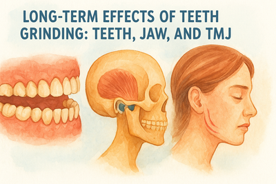 Long-Term Effects Of Teeth Grinding: Teeth, Jaw, And TMJ