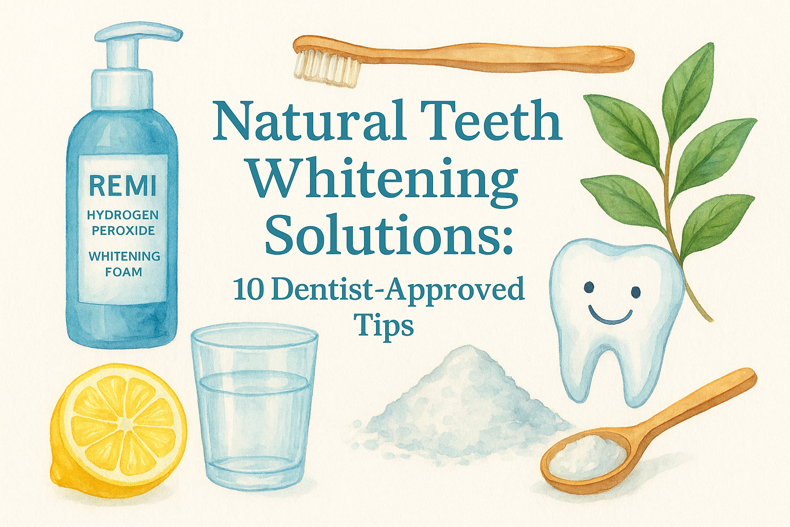Natural Teeth Whitening Solutions: 10 Dentist-Approved Tips