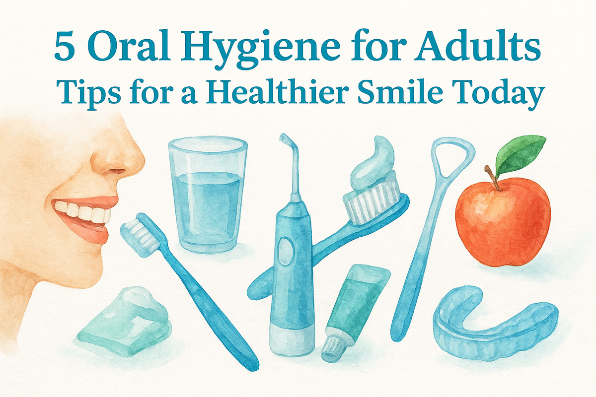 5 Oral Hygiene for Adults Tips for a Healthier Smile Today