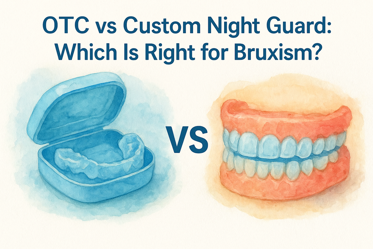 OTC vs Custom Night Guard: Which Is Right for Bruxism?