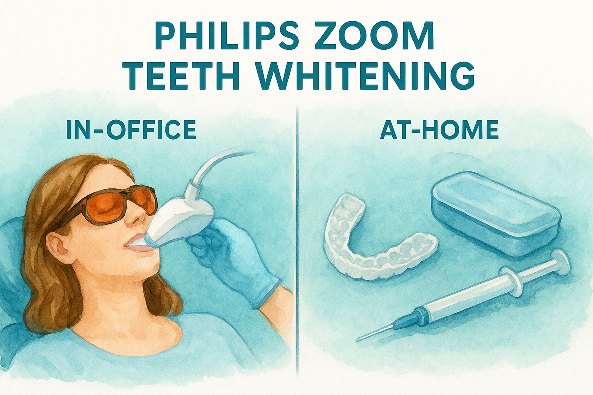 Philips Zoom Teeth Whitening: In-Office vs. At-Home Options