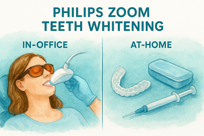Philips Zoom Teeth Whitening: In-Office vs. At-Home Options