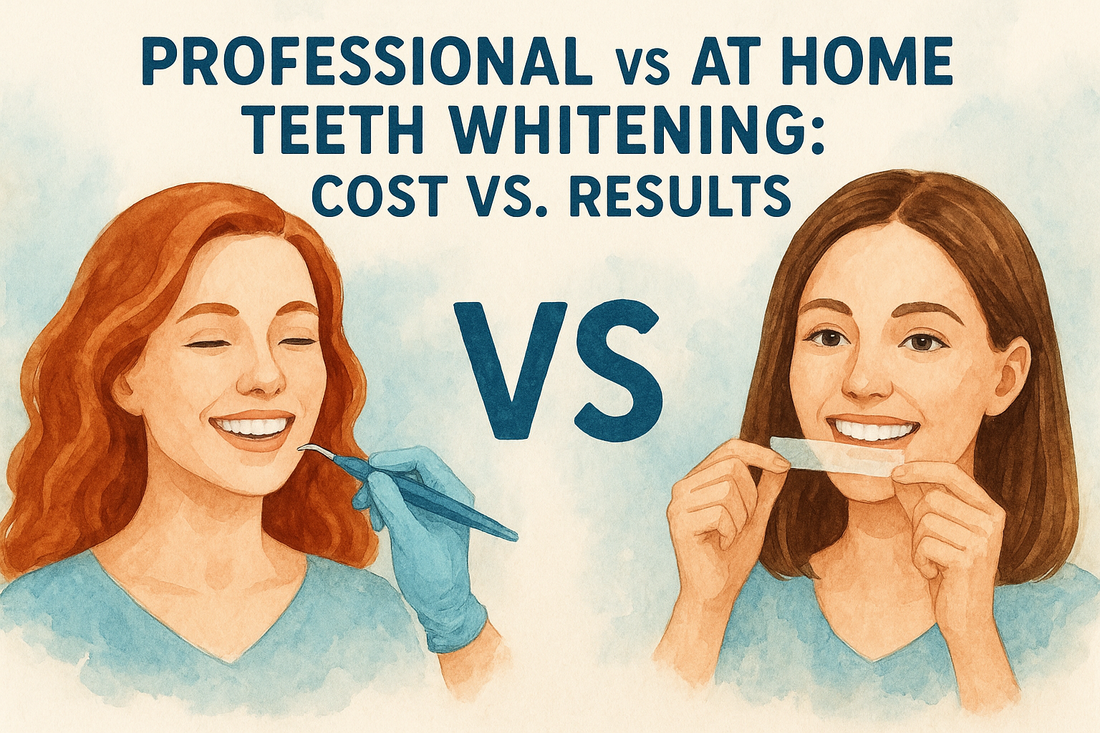 Professional Vs At Home Teeth Whitening: Cost Vs. Results
