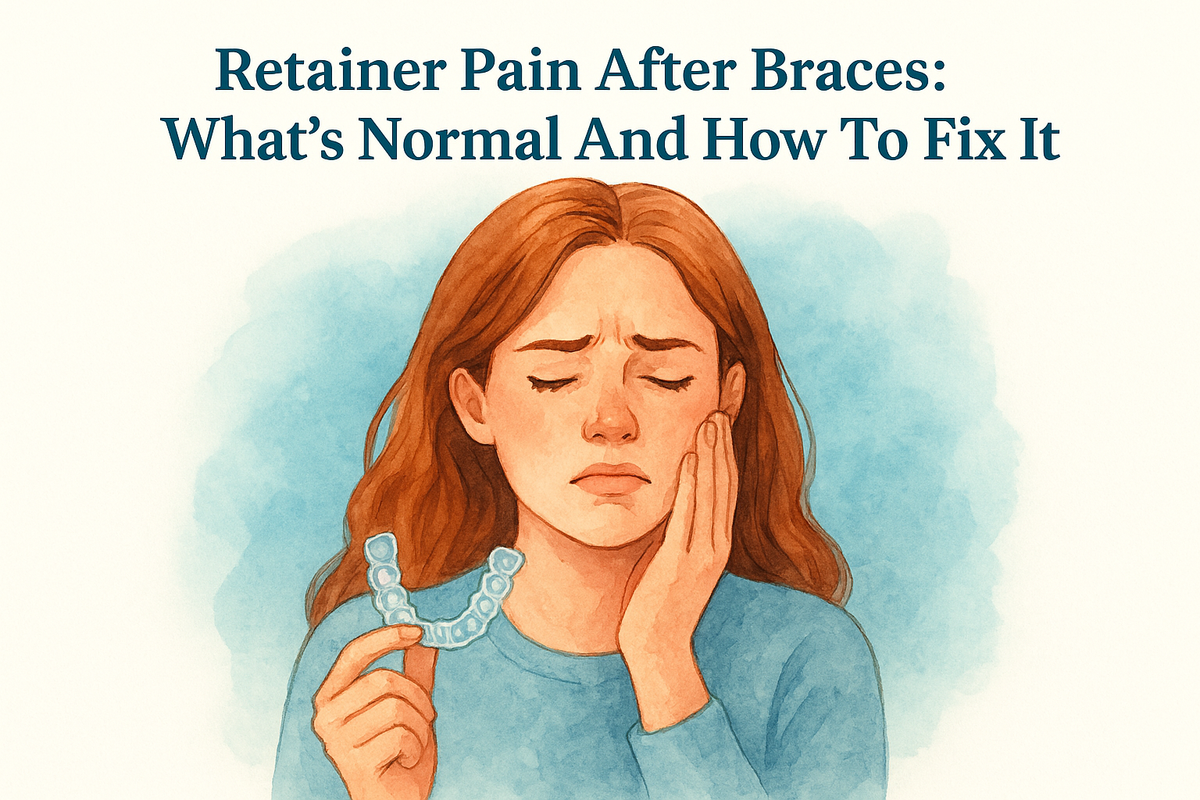Retainer Pain After Braces: What’s Normal And How To Fix It