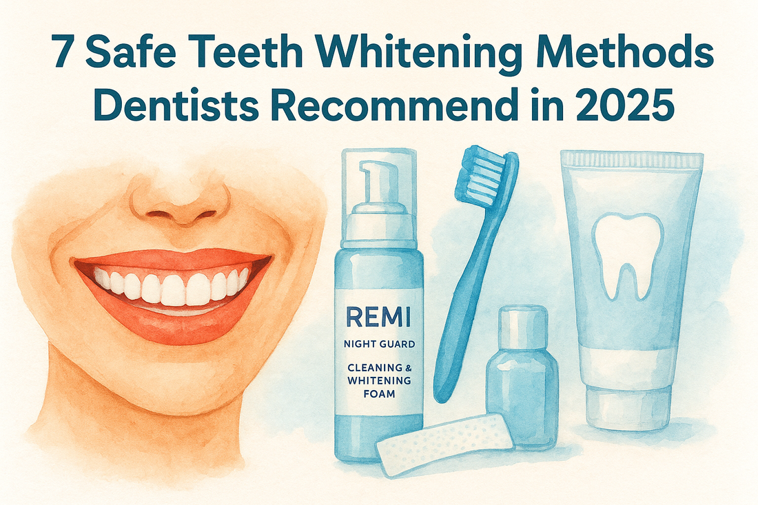 7 Safe Teeth Whitening Methods Dentists Recommend in 2025