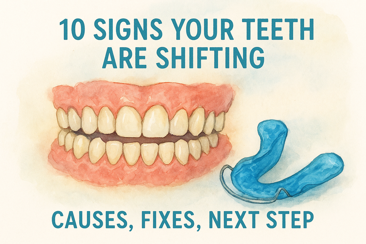 10 Signs Your Teeth Are Shifting (Causes, Fixes, Next Step)