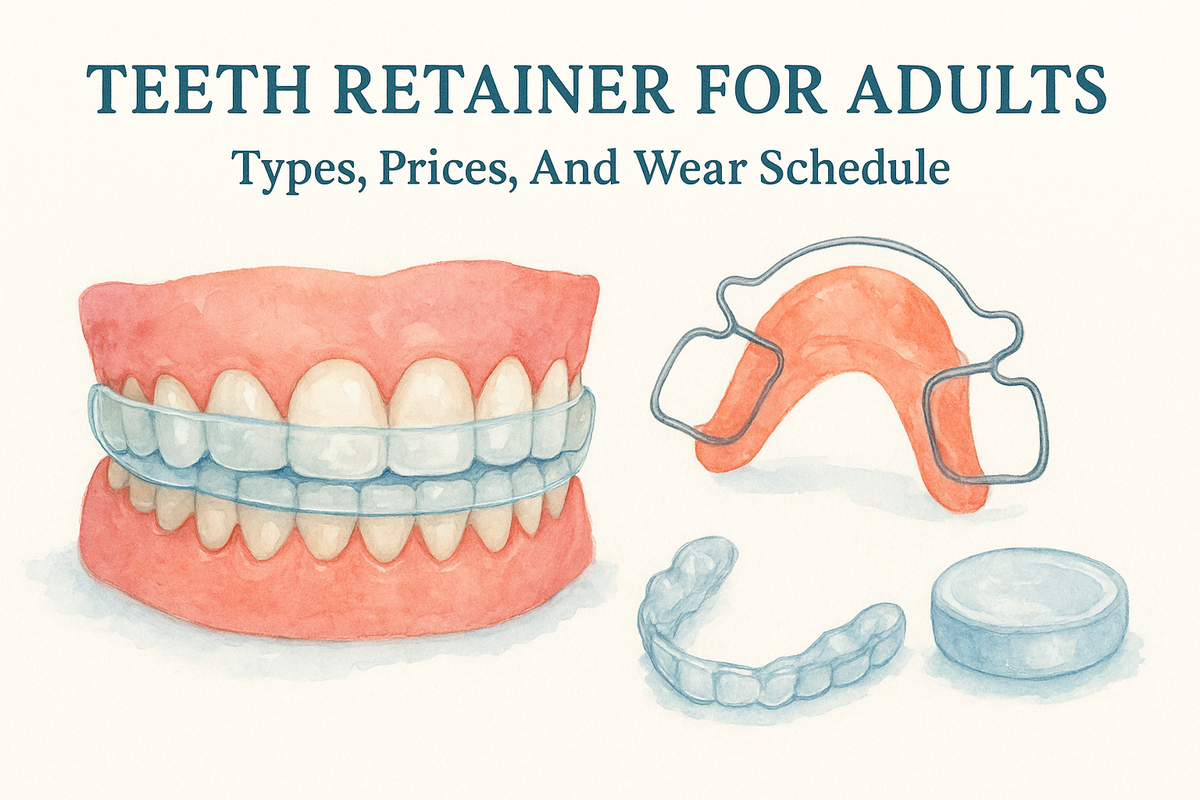 Teeth Retainer for Adults: Types, Prices, And Wear Schedule