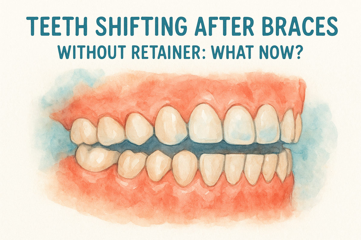 Teeth Shifting After Braces Without Retainer: What Now?