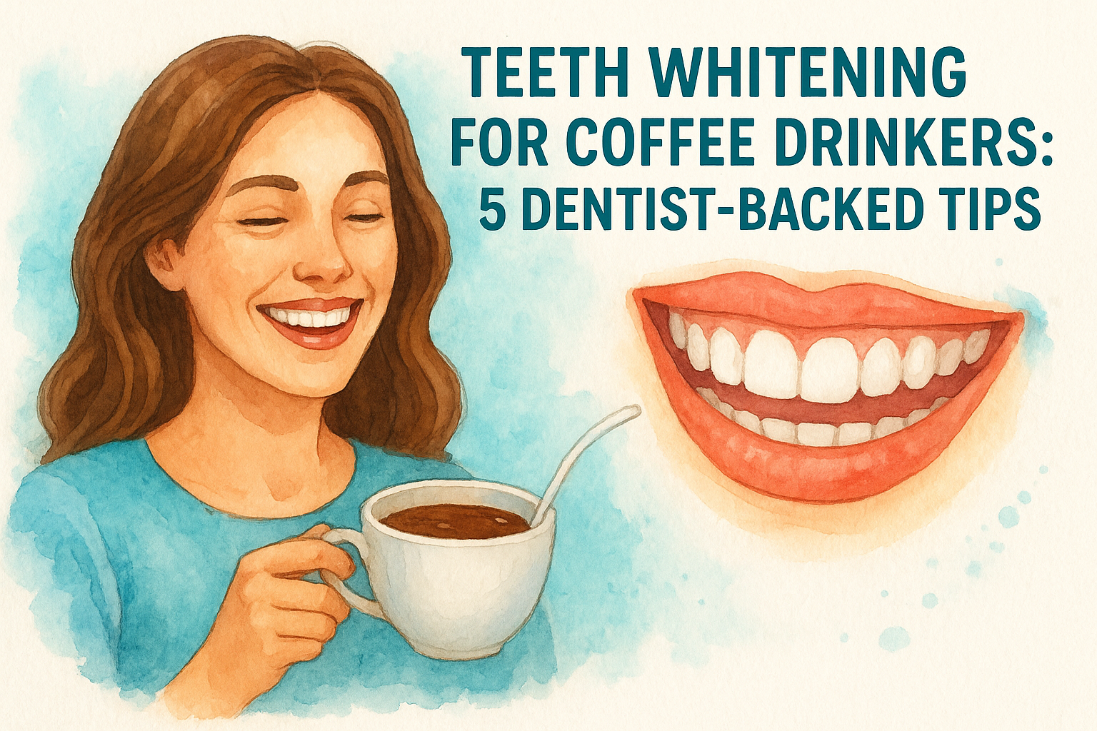 Teeth Whitening for Coffee Drinkers: 5 Dentist-Backed Tips