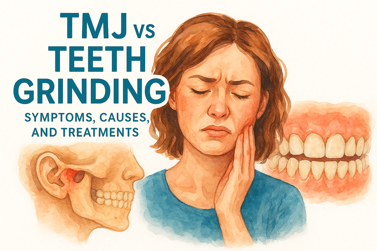 TMJ vs Teeth Grinding: Symptoms, Causes, and Treatments