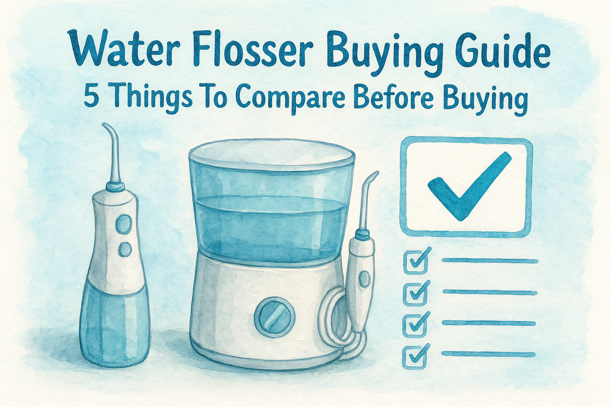 Water Flosser Buying Guide: 5 Things To Compare Before Buying