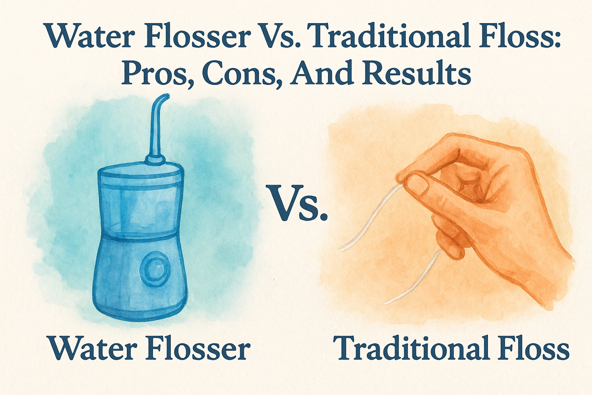 Water Flosser Vs. Traditional Floss: Pros, Cons, And Results